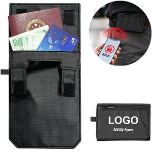 İnce Taktik Kemer Cüzdanı, Seyahat ve Gizli Taşıma için RFID Engelleyici, Hırsızlığa Karşı Gizli Bel Çantası, Nakit, Kartlar ve Pasaport için - Product Image 1
