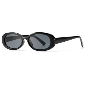 Gafas de Sol Ovaladas Conchen, Montura Negra de PC, Protección UV400, Unisex, Moda, para Salir - Product Image 2