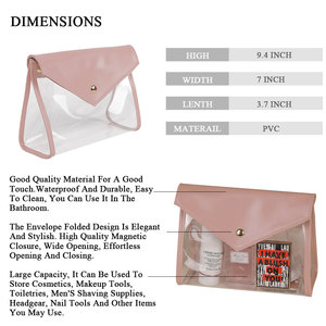Cool Foldaway Uncloudy Glitter PVC Cosmétique Stockage Élastique Invulnérable Étui de Voyage Caverneux <span class=keywords><strong>Pochette</strong></span> de Voyage pour Maquillage Artiest - Product Image 6