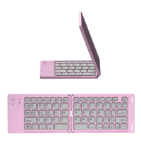 Mini clavier à ciseaux silencieux sans fil rechargeable Slim pour tablette d'ordinateur portable