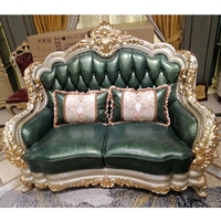 Ensembles de meubles de salon royaux, meubles de luxe, ensemble de canapés, cuir véritable, divani di lusso prezzi