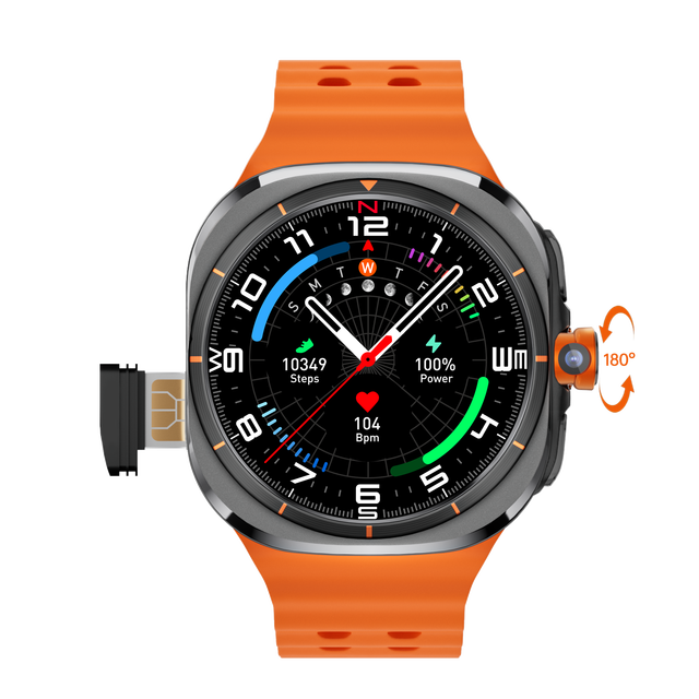 U8 Ultra 4G AMOLED Smart Watch 1.508 Inch 480x480 Display 3GB+32GB Storage Calendar GPS Tracking IP68 AI Voice Assistant