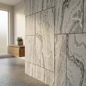 Fabricante Indio de Láminas de Mármol con Patrón de India, Revestimiento de Piedra Natural de Lujo, Impermeable, Duradero y Ecológico para Cocina, Hogar y Bar - Product Image 4