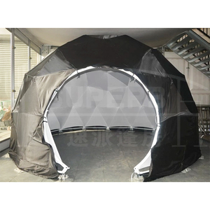 Tenda Geodetica Grande in PVC con Telaio in Metallo, Diametro Personalizzabile 3-8M, per Campeggio Familiare e Glamping, Adatta a Tutte le <span class=keywords><strong>Stagioni</strong></span>, Impermeabile - Product Image 1