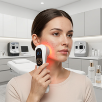 Appareil esthétique de luminothérapie LED rouge portatif pour les soins de la peau, baguette de beauté avec lumière bleue anti-inflammatoire ME-HTL-5W