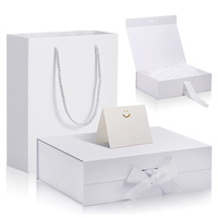 Boîte en carton rigide magnétique personnalisée avec logo en relief pour emballage de perruques, cadeau de mariage ou robe, avec ruban