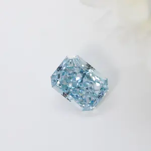 8ct Radiant Fancy Intense Blue Cvd Big Carat Diamond Fancy Blue Diamond