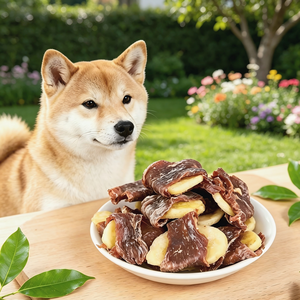Snacks de Pato Seco al por Mayor de Fabricantes, Rodajas de Pera/Manzana Envueltas en Piel de Pato, Snacks para Perros y Gatos, Golosinas para Mascotas - Product Image 4