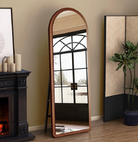 Merveilleux long irrégulier forme décor à la maison mural salon chambre décoratif salle de bain ondulé corps complet miroir de sol