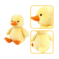 Jouet de canard jaune en peluche super doux au design moderne poupée de coucher pour enfants jouet en peluche avec de beaux animaux