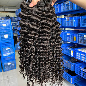 Capelli Ricci Non Trattati 30 Pollici Ciocche Ricce Naturali Nere Magic Curl Bundle Capelli Umani Indiani Grezzi - Product Image 5