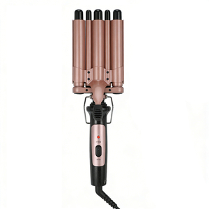 Rizador de Pelo de 4 Barriles, Ondulador de 16 mm, 125 W, 200 °C, Doble Voltaje, Tubo de Cerámica Antiencrespamiento, la Cerámica Premium Garantiza un Tratamiento Suave - Product Image 1