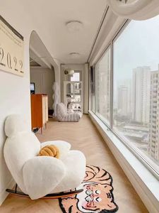 Comfy tàu lượn ghế cho vườn ươm cao tựa lưng giọng cánh tay ghế cho người lớn trắng cừu len lười biếng Cậu bé bên <span class=keywords><strong>Rocking</strong></span> ghế - Product Image 6