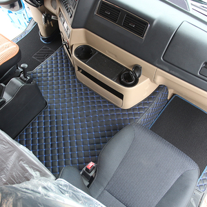 GANE Vente en gros Tapis de sol en cuir 5D pleine couverture pour camion, compatible avec VNL760 670 860 Cascadia Freight <span class=keywords><strong>Renault</strong></span> Actros - Product Image 3