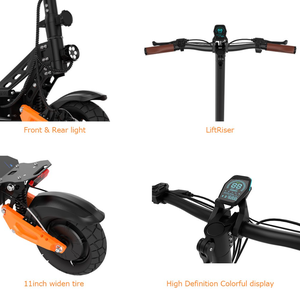 EU Stock 800W Urban Scooter Aluminum Full Shock Absorption 25Ah Foldable 11inch 800W Urban Scooter Aluminum Fu - Product Image 5