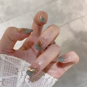 TSZS - Oferta Especial: 10 <span class=keywords><strong>Uñas</strong></span> Postizas Cortas Ovaladas, Acrílicas, <span class=keywords><strong>de</strong></span> Cobertura Completa, para Salón <span class=keywords><strong>de</strong></span> <span class=keywords><strong>Uñas</strong></span> - Product Image 2