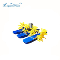 2hp 4 paletas acier inoxydable 304 moteur corps pisciculture étang roue à aubes aérateur aquaculture générateur d'oxygène
