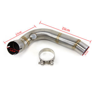 ระบบท่อไอเสียแบบปรับปรุงสำหรับ Honda <span class=keywords><strong>CBR600RR</strong></span> F5 ปี 2007-2019 ท่อเชื่อมต่อกลางแบบสลิปออน ระบบท่อไอเสียกลาง ท่อเก็บเสียง - Product Image 2