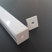 Profil LED à 270 degrés H27mm pour éclairage suspendu au plafond, profilé en alliage d'aluminium série 6000, boîtier en extrusion, couvercle en PC, découpe