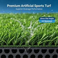 Césped Sintético Antiestático de 45 mm de PE/PP, Césped Ecológico y Duradero para Exteriores, para Techos, Terrazas y Cafeterías