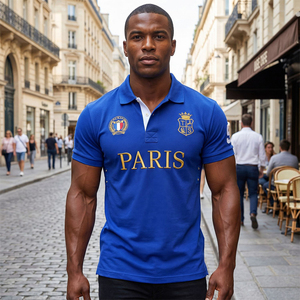 Vente en gros de t-shirts décontractés à manches courtes en coton 100% grande taille, t-shirts de sport personnalisés, polos brodés 3D pour hommes - Product Image 2