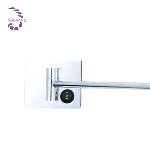 Usine nouvellement fixé au mur carré miroir de <span class=keywords><strong>maquillage</strong></span> Led grossissant sans buée pivotant douche miroir de rasage - Product Image 6