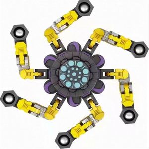 Juguete Antiestrés para Niños, Spinner de Mano 3D Multifuncional, Sensorial, Giratorio, Metálico - Product Image 6