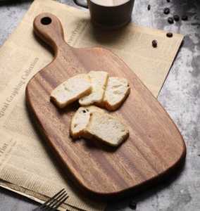 Tabla de Cortar de Madera Duradera Hecha de Madera de Acacia Resistente y Madera de Mango Diseñada para un Corte de Alimentos Seguro y Ecológico - Product Image 3