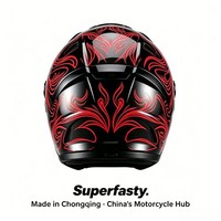 Casque de moto modulaire rabattable de haute qualité homologué ECE, motif flamme, double visière, casque de sécurité ABS pour la conduite sportive