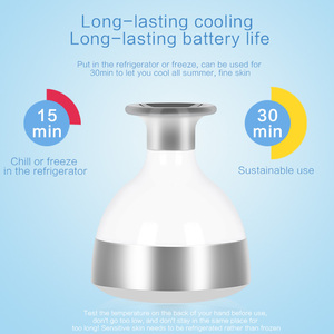 Enfriamiento facial Belleza Rodillo de hielo Retráctil Poro Piel Masaje en frío Cryo Ball Masajeador facial Terapia de hielo Enfriador Globos de hielo - Product Image 4