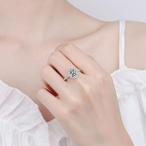 Женское кольцо из серебра 925 пробы, элегантное обручальное кольцо с цирконом овальной формы - Product Image 4