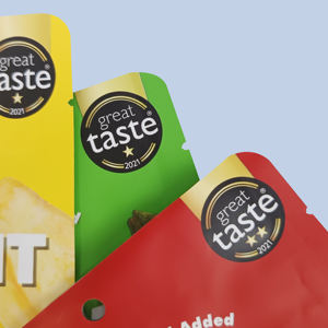 Sac de chips à fermeture éclair réutilisable avec impression numérique de qualité alimentaire - Product Image 2