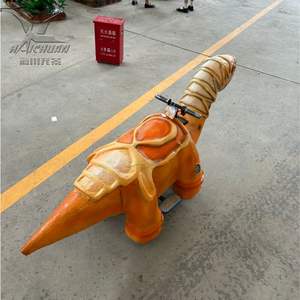 Modèle de voiture animatronique de dinosaure <span class=keywords><strong>robot</strong></span> T-REX électrique à marche et à conduite, style dessin animé - Product Image 3