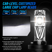 Novsight H7 H11 Auto Led Ampoule Automotriz 30000 Lumen Faro H4 H11 9005 9006 Led Phare 130W Voiture Led Phare