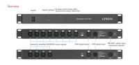 Amplificateur et distributeur de signal XLR 5 broches LTECH DMX/RDM, amplificateur de signal d'éclairage de scène 4 voies