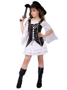 Disfraces de Pirata para Niñas HIPPO KIDS, Disfraces de Halloween, Disfraces de Películas y Televisión - Product Image 3