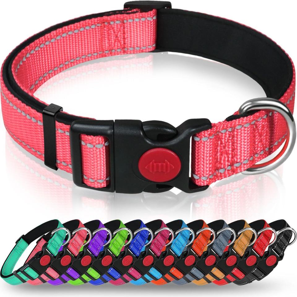 Cager CA-DC001 Reflective Neck Collar for Medium and Large Dogs and Cats - Outdoor Safety Pet Gear
