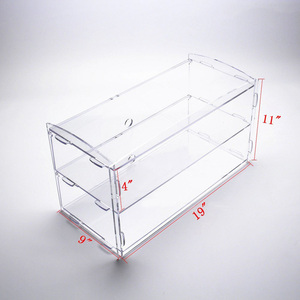Caja de plástico Organizadores de cocina cajas de acrílico contenedores de almacenamiento de la vitrina de comida - Product Image 2