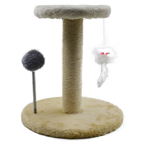FishPrincess New Hot Selling Durable Cat Climbing Frame Cat Trees Scratcher Column Space Bed Carton for Large Cats