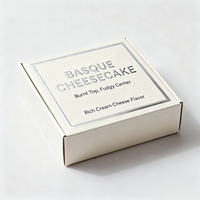 Boîte d'emballage pour biscuits et gâteaux en carton ondulé blanc, impression UV argentée personnalisée, haute qualité, durable, impression avion