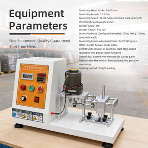 เครื่องทดสอบการขูดขีดและการสึกหรอของสายไฟรถยนต์ ZENROTEST |   อุปกรณ์มืออาชีพที่มีความแม่นยำสูง รับประกันการใช้งานเคลือบสายไฟได้นาน 1 ปี - Product Image 5