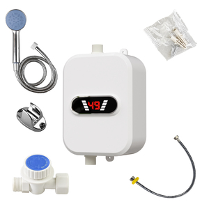 Calentador de Agua Eléctrico Instantáneo de 3500W, Calentamiento Rápido, Plástico, para Uso en Hoteles, Pantalla LED Digital en Inglés - Product Image 6