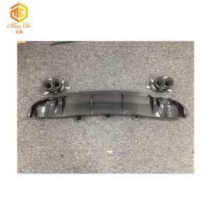 Difusor de fibra de carbono RS6, salida de fibra de carbono para Audi <span class=keywords><strong>A6</strong></span> <span class=keywords><strong>allroad</strong></span> C7 - Product Image 1