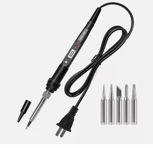 <span class=keywords><strong>Mini</strong></span> <span class=keywords><strong>Fer</strong></span> à Souder Électrique Numérique 110V 220V, Stylo de Pyrogravure sur Bois, Kit d'Outils de Soudage - Product Image 3