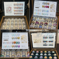 ZRKGEL 2026 Kit de poudre chromée effet clair de lune tendance, pigment pour ongles effet miroir aurore pour nail art, poudre à ongles scintillante en gros