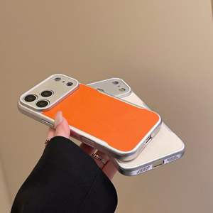 Étui de téléphone fin et élégant en cuir texturé de qualité supérieure, résistant aux chutes, compatible avec iPhone 17 Pro Max/16/15/14 - Product Image 4