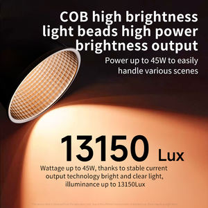 48W Battery-Powered COB RGB LED Video <strong>Light</strong> with 2800K-6500K Color Temp Portable Mini Design for Photography &amp; Video Recording - Product Image 5