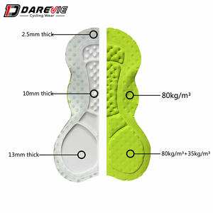 Darevie alta densidad profesional carretera <span class=keywords><strong>Mtb</strong></span> calidad gamuza hombres ciclismo almohadilla ciclismo gamuza - Product Image 4