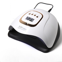 Lampe à ongles UV LED professionnelle 380W SUN X25 MAX - Séchoir à ongles de la plus haute puissance pour tous les gels avec capteur intelligent - Outil de qualité professionnelle