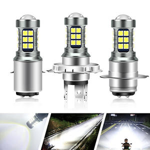 Phare de moto H6 modifié à LED 3030SMD, projecteur P15D amélioré pour mauvais temps, étanche, haute puissance, éclairage H4 - Product Image 1